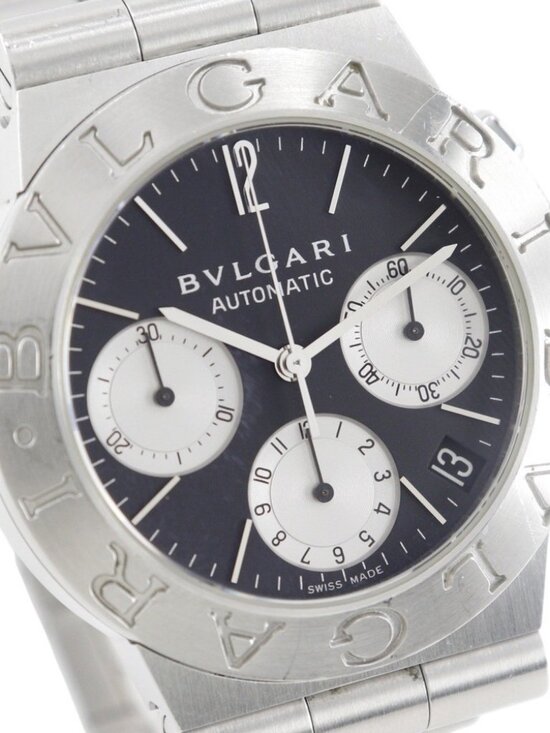 BVLGARI Diagono Sports Watches CH35S black/Silver blackDial Stainless Stee... main image 13